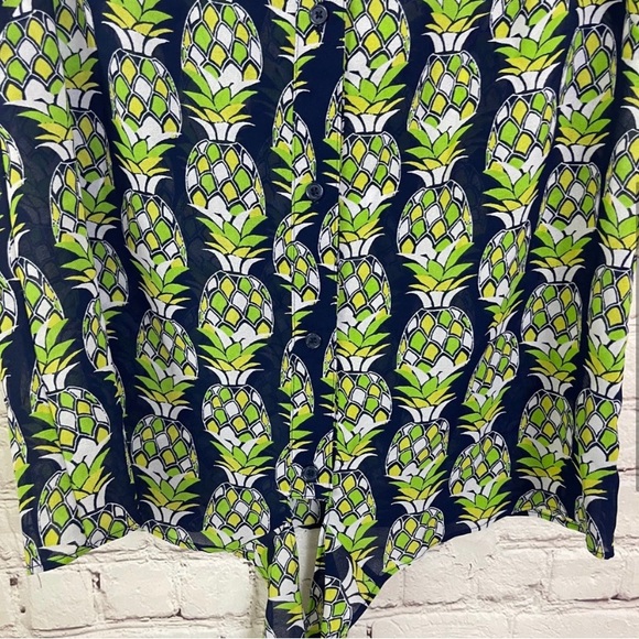 Banana republic pineapple tie top - Picture 4 of 5